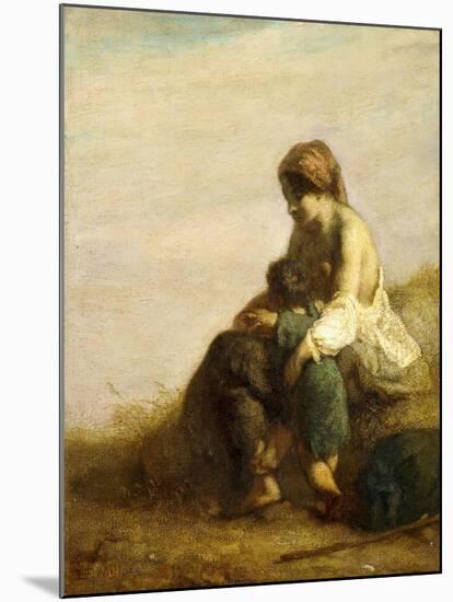 The Wanderers-Jean-François Millet-Mounted Giclee Print