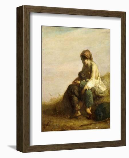 The Wanderers-Jean-François Millet-Framed Giclee Print