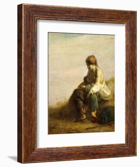 The Wanderers-Jean-François Millet-Framed Giclee Print