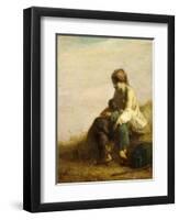 The Wanderers-Jean-François Millet-Framed Giclee Print