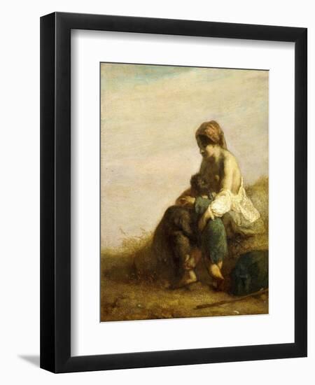 The Wanderers-Jean-François Millet-Framed Giclee Print