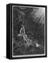 The Wandering Jew and the Last Judgement, engraved by Felix Jean Gauchard-Gustave Doré-Framed Stretched Canvas