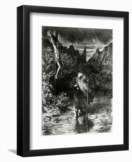 The Wandering Jew-Gustave Doré-Framed Giclee Print