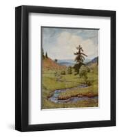 The Wandering Streamlet-Hans Thoma-Framed Art Print