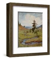 The Wandering Streamlet-Hans Thoma-Framed Art Print