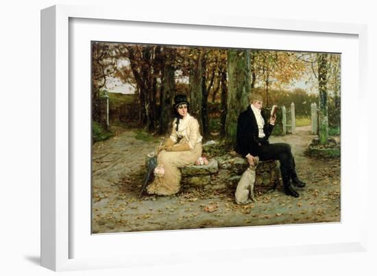 The Waning Honeymoon, 1878-George Henry Boughton-Framed Giclee Print