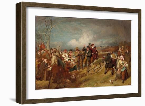 The Wappenshaw: a Shooting Match-John Faed-Framed Giclee Print