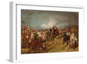 The Wappenshaw: a Shooting Match-John Faed-Framed Giclee Print