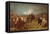 The Wappenshaw: a Shooting Match-John Faed-Framed Stretched Canvas