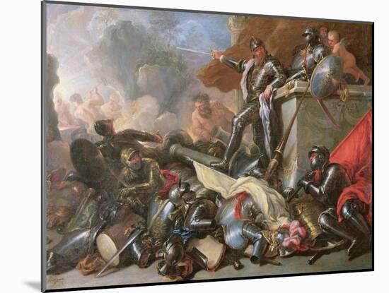 The War, 1690-1700-Luca Giordano-Mounted Giclee Print
