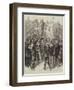 The War, a Balloon from Paris Passing over Versailles-Frederick Barnard-Framed Giclee Print