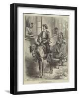 The War, a Friend in Hospital-null-Framed Giclee Print