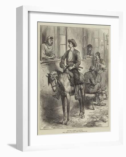 The War, a Friend in Hospital-null-Framed Giclee Print