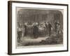 The War, a Midnight Scene at the Reichenberg Railway Station, Bohemia-null-Framed Giclee Print