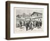 The War: a Party of Insurgents Being Conducted to Prison by the Turks, 1876-null-Framed Giclee Print