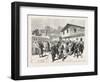 The War: a Party of Insurgents Being Conducted to Prison by the Turks, 1876-null-Framed Giclee Print