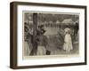 The War, a Sunday in Camp at Tampa, Inspecting the Guard-William Hatherell-Framed Giclee Print