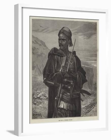 The War, a Turkish Outpost-Richard Caton Woodville II-Framed Giclee Print