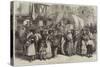 The War, Arrival of a Supply of Provisions at Strasbourg-null-Stretched Canvas