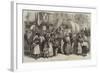 The War, Arrival of a Supply of Provisions at Strasbourg-null-Framed Giclee Print