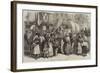 The War, Arrival of a Supply of Provisions at Strasbourg-null-Framed Giclee Print