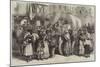 The War, Arrival of a Supply of Provisions at Strasbourg-null-Mounted Giclee Print