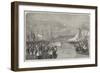 The War, Arrival of the Emperor Napoleon at the Port of Genoa-Richard Principal Leitch-Framed Giclee Print