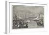 The War, Arrival of the Emperor Napoleon at the Port of Genoa-Richard Principal Leitch-Framed Giclee Print