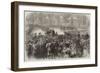The War, Arrival of the King of Prussia at Versailles-null-Framed Giclee Print