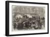 The War, Arrival of the King of Prussia at Versailles-null-Framed Giclee Print