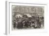 The War, Arrival of the King of Prussia at Versailles-null-Framed Giclee Print