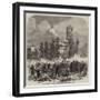 The War, Attack on the Church of Magenta-Frank Vizetelly-Framed Giclee Print