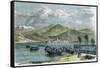 The War, Austrians Crossing the Lago Maggiore, Italy, C1875-Morgan Morgan-Framed Stretched Canvas
