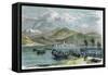 The War, Austrians Crossing the Lago Maggiore, Italy, C1875-Morgan Morgan-Framed Stretched Canvas