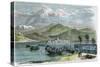 The War, Austrians Crossing the Lago Maggiore, Italy, C1875-Morgan Morgan-Stretched Canvas
