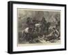 The War, Bashi-Bazouks Burning a Village-Alfred William Hunt-Framed Giclee Print