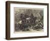 The War, Bashi-Bazouks Burning a Village-Alfred William Hunt-Framed Giclee Print