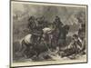 The War, Bashi-Bazouks Burning a Village-Alfred William Hunt-Mounted Giclee Print