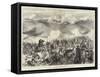 The War, Battle of Plevna-Charles Robinson-Framed Stretched Canvas