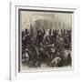 The War, Bavarian Light Dragoons Passing the Head-Quarters of the Crown Prince of Prussia at Ligny-Arthur Hopkins-Framed Giclee Print