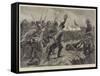 The War Between Bulgaria and Servia-Richard Caton Woodville II-Framed Stretched Canvas