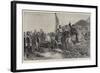 The War Between China and Japan, Li Hung Chang's European-Drilled Artillery in Action-Richard Caton Woodville II-Framed Giclee Print