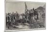 The War Between China and Japan, Li Hung Chang's European-Drilled Artillery in Action-Richard Caton Woodville II-Mounted Giclee Print