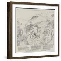 The War Between France and China, the French Driven to their Ships at Kelung, Formosa-null-Framed Giclee Print