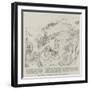 The War Between France and China, the French Driven to their Ships at Kelung, Formosa-null-Framed Giclee Print