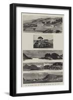 The War Between France and China, Views at Foochow, Amoy, and Formosa-null-Framed Premium Giclee Print