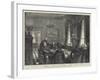 The War Between Servia and Bulgaria, Diplomatic Conference at Constantinople-William Heysham Overend-Framed Giclee Print