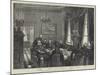 The War Between Servia and Bulgaria, Diplomatic Conference at Constantinople-William Heysham Overend-Mounted Giclee Print