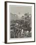 The War Between Servia and Bulgaria, Retreat of Servian Troops from the Dragoman Pass-Richard Caton Woodville II-Framed Giclee Print