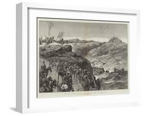 The War Between Servia and Bulgaria, the Dragoman Pass-William Heysham Overend-Framed Giclee Print